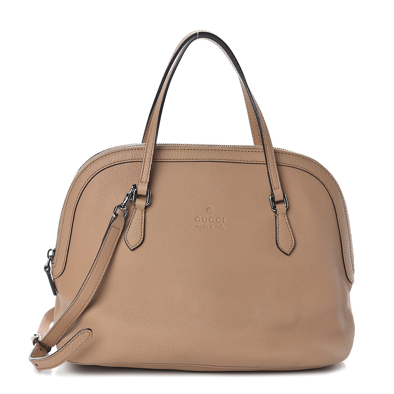 Gucci Calfskin Medium Dome Bag Light Brown 1 of 8