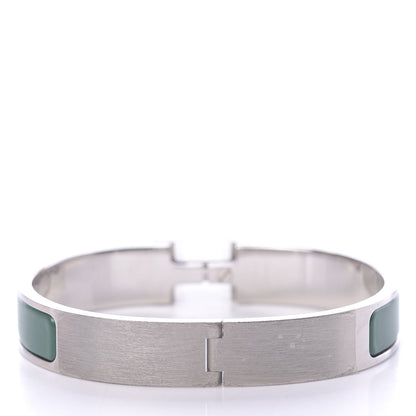 Hermes Matte Enamel Narrow Clic Clac HH Bracelet GM Menthe 3 of 5