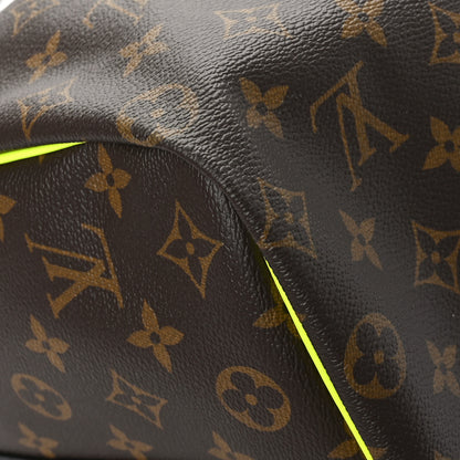 Louis Vuitton Monogram Macassar Keepall Bandouliere 50 Florescent Yellow 8 of 9