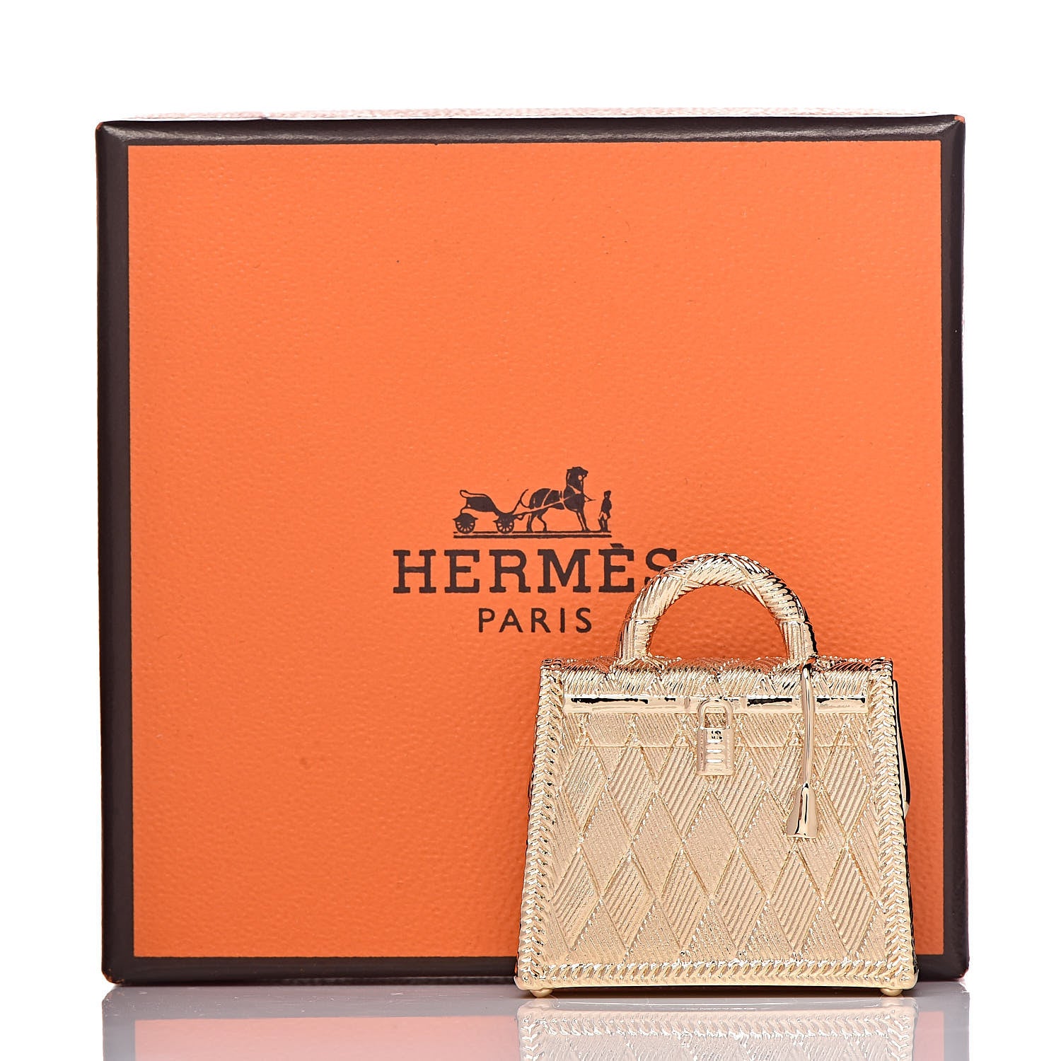 Hermes Permabrass Kelly Curiosite Charm 15 of 15