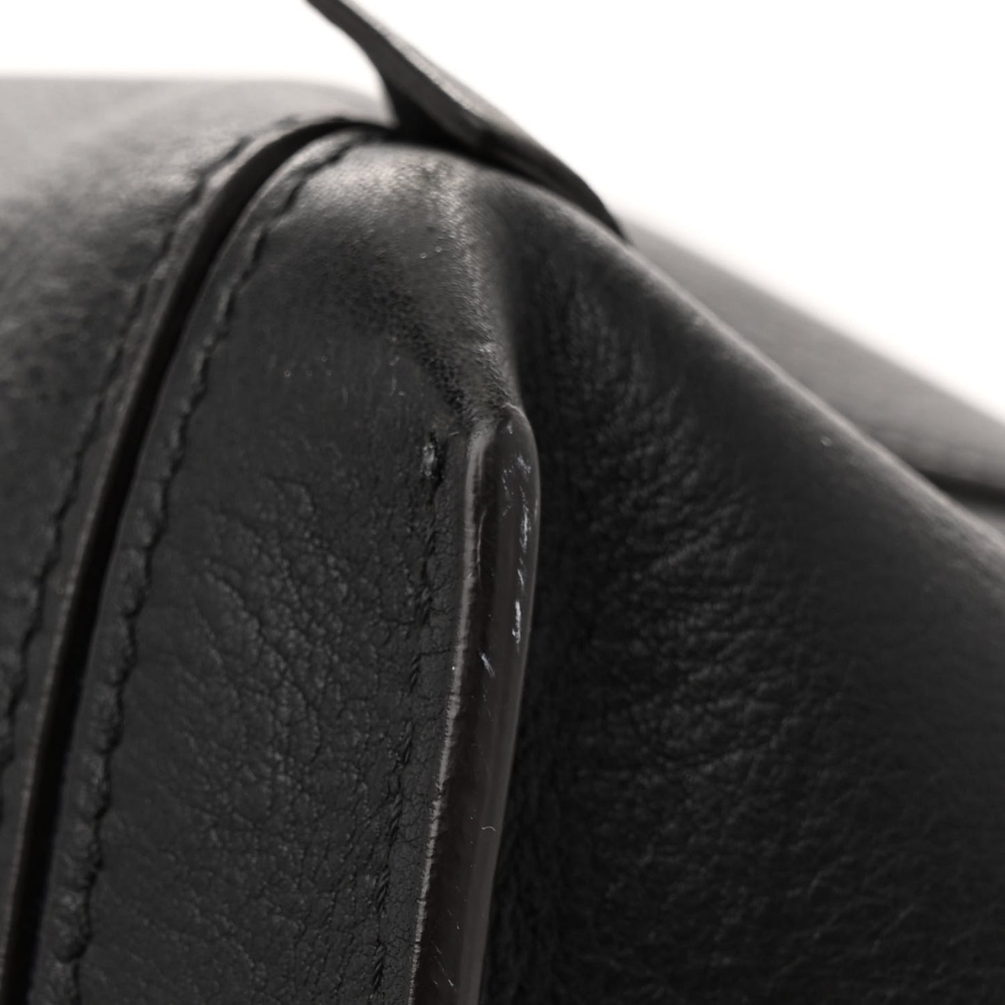 Smooth Calfskin Medium Milo Shopping Tote Black