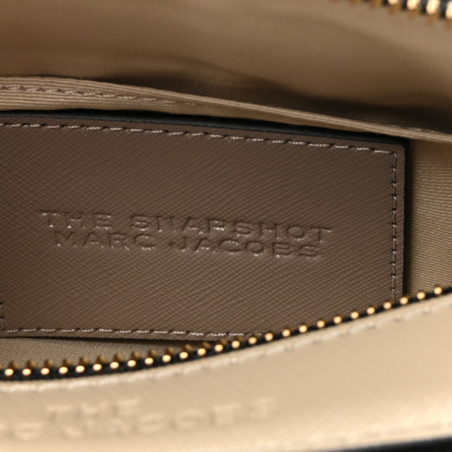 Saffiano Small Snapshot Camera Bag Sandcastle