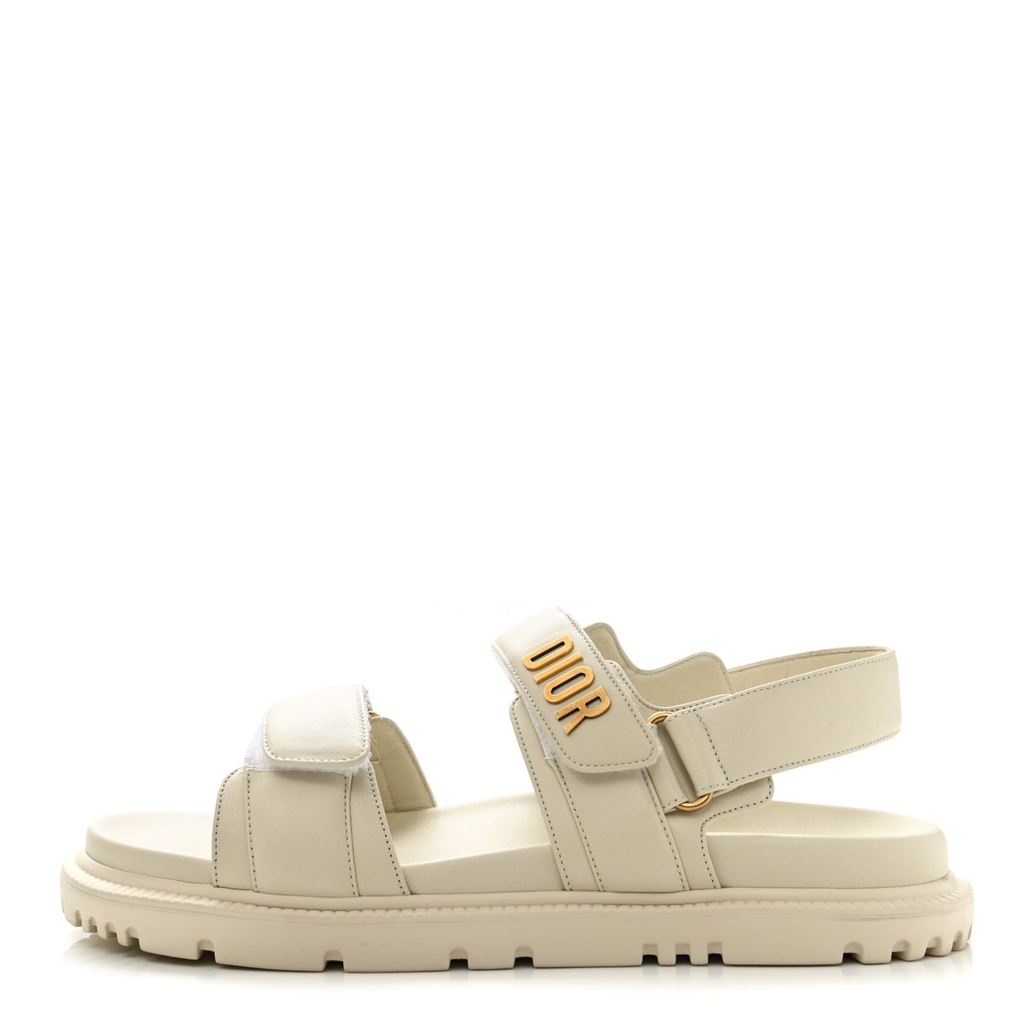 Lambskin Dioract 10mm Sandals 39 Off White