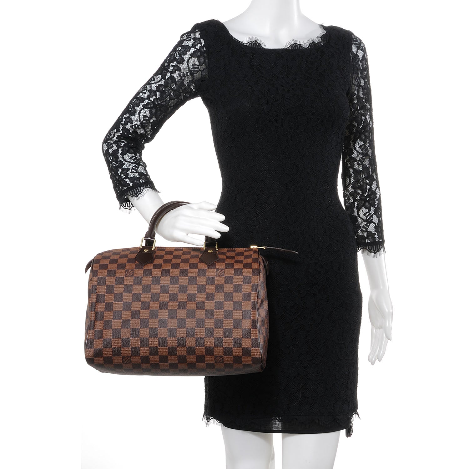 Louis Vuitton Damier Ebene Speedy 30 2 of 8