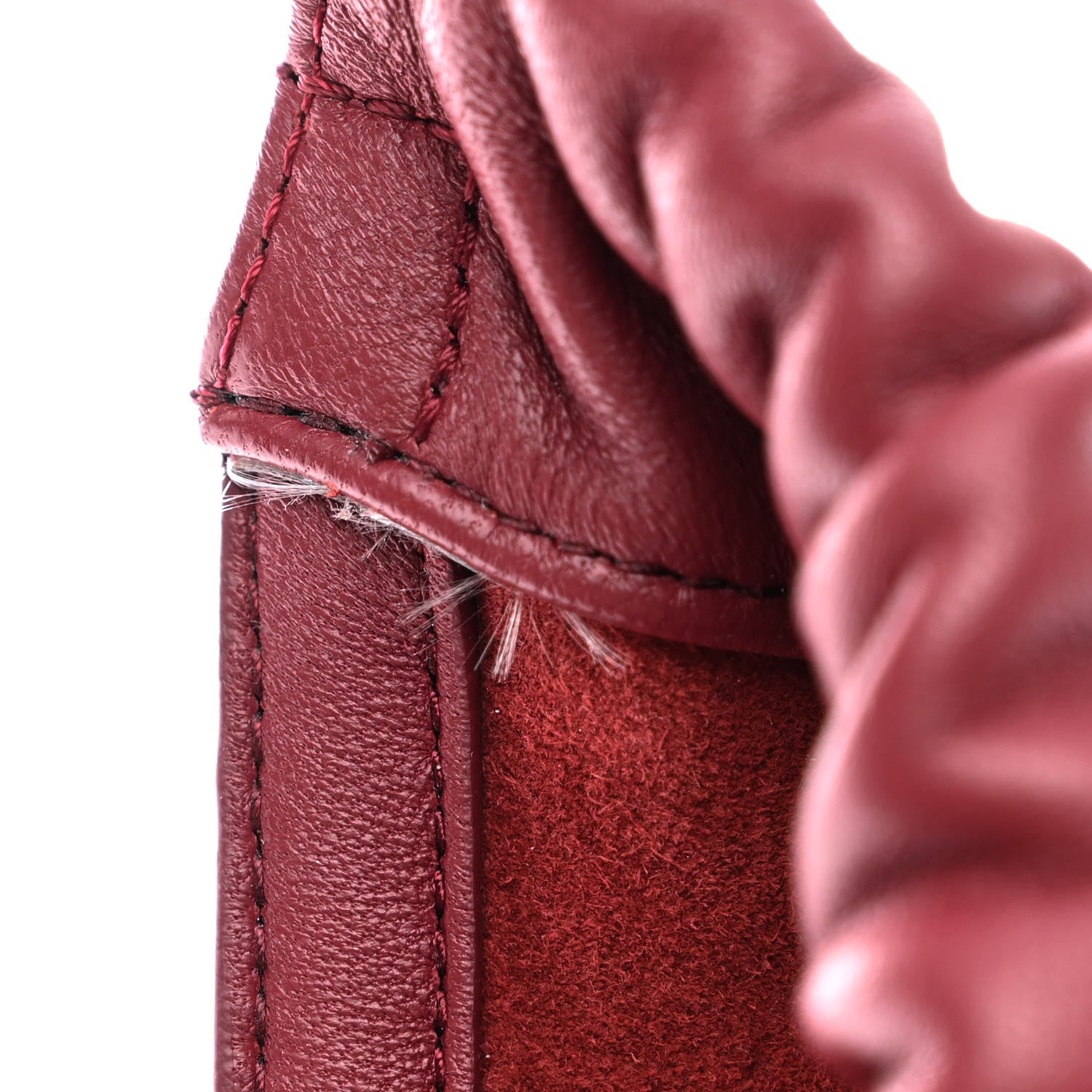 Loewe Buttery Nappa Lambskin Medium Squeeze Bag Dark Burgundy 10 of 10