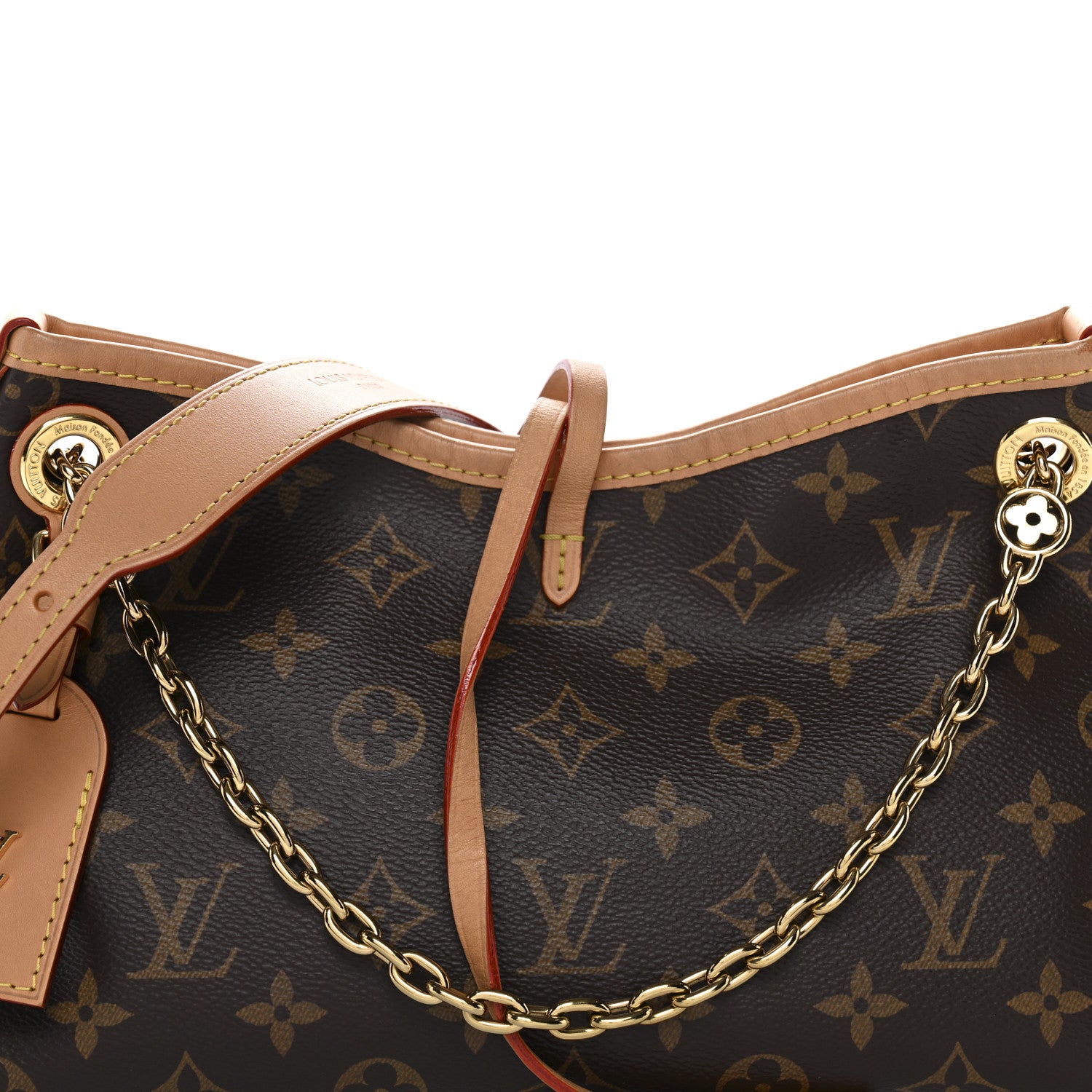 Louis Vuitton Monogram CarryAll BB 7 of 9