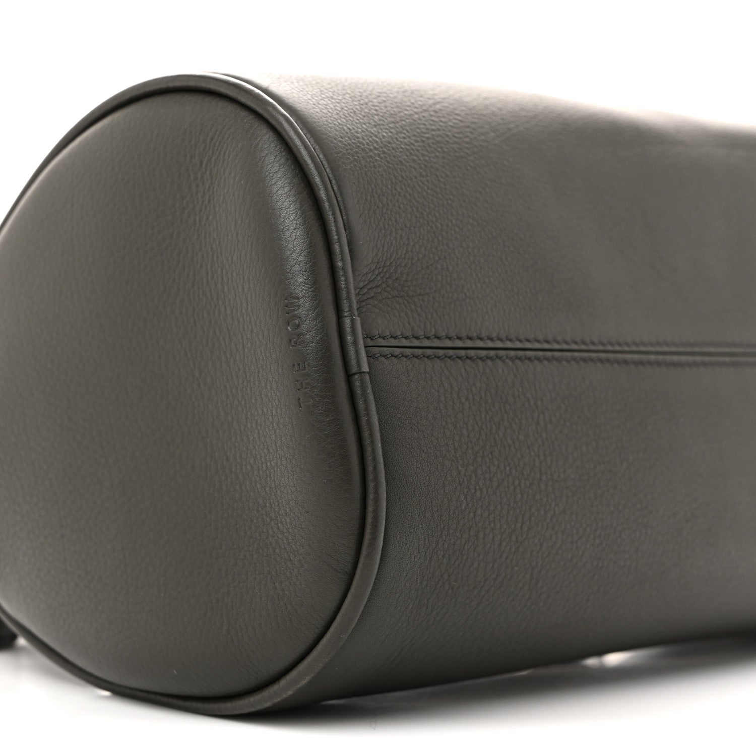 The Row Grained Saddle Calfskin Edith Bag Elephant 8 of 9