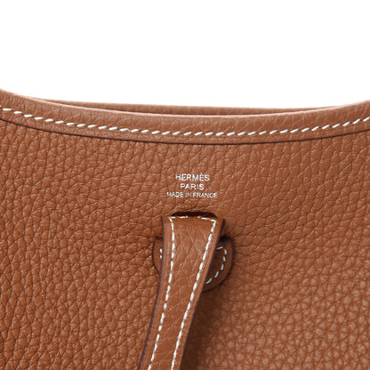 Hermes Taurillon Clemence Evelyne TPM Gold 8 of 11
