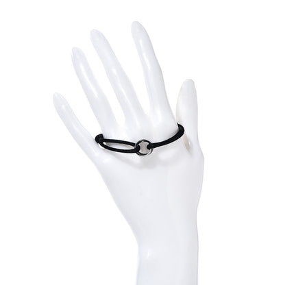 Cartier 18K White Gold Ceramic Trinity Cord Bracelet Black 2 of 8