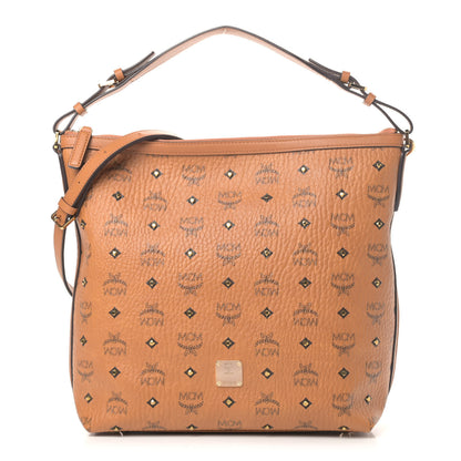 MCM Visetos Studded Hobo Cognac 1 of 4