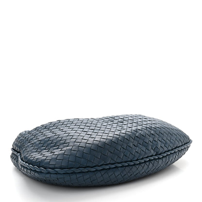 Bottega Veneta Nappa Intrecciato Medium Veneta Hobo Baltic Blue 4 of 13