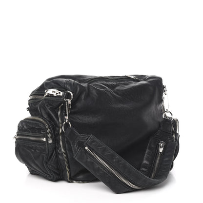 Alexander Wang Washed Lambskin Jane Black 3 of 8