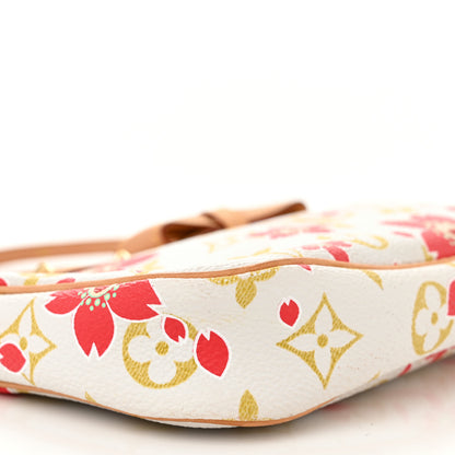 Louis Vuitton Monogram Cherry Blossom Pochette Accessories Red 8 of 11