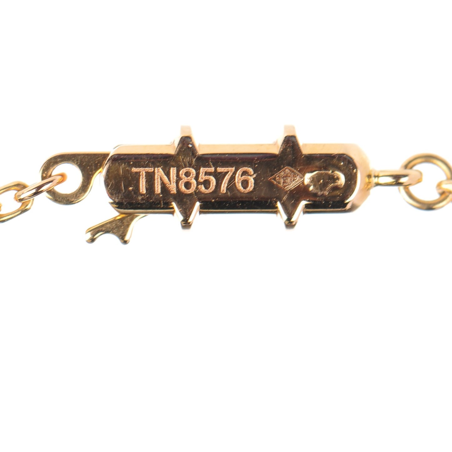 18K Yellow Gold Diamond Hearts And Symbols Pendant Necklace