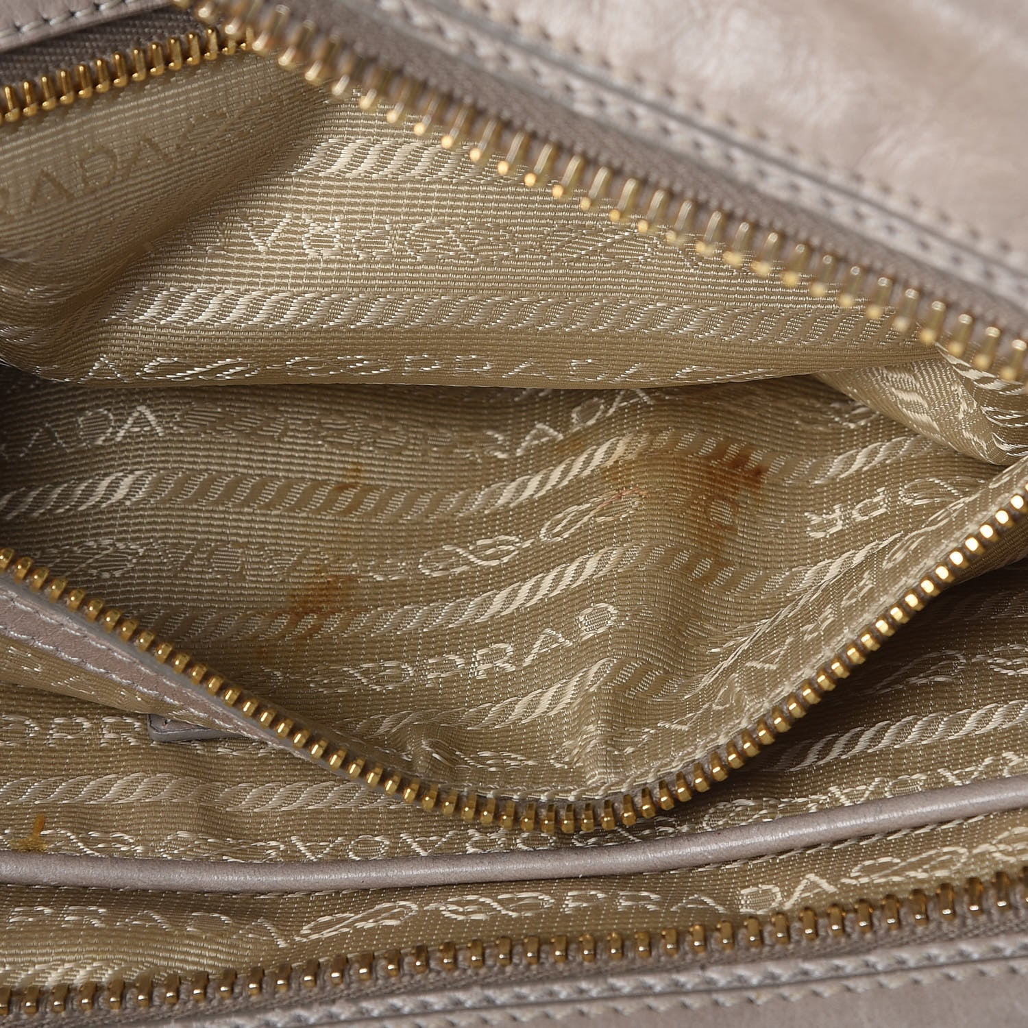 Prada Vitello Shine Top Handle Bowler Pomice 8 of 17