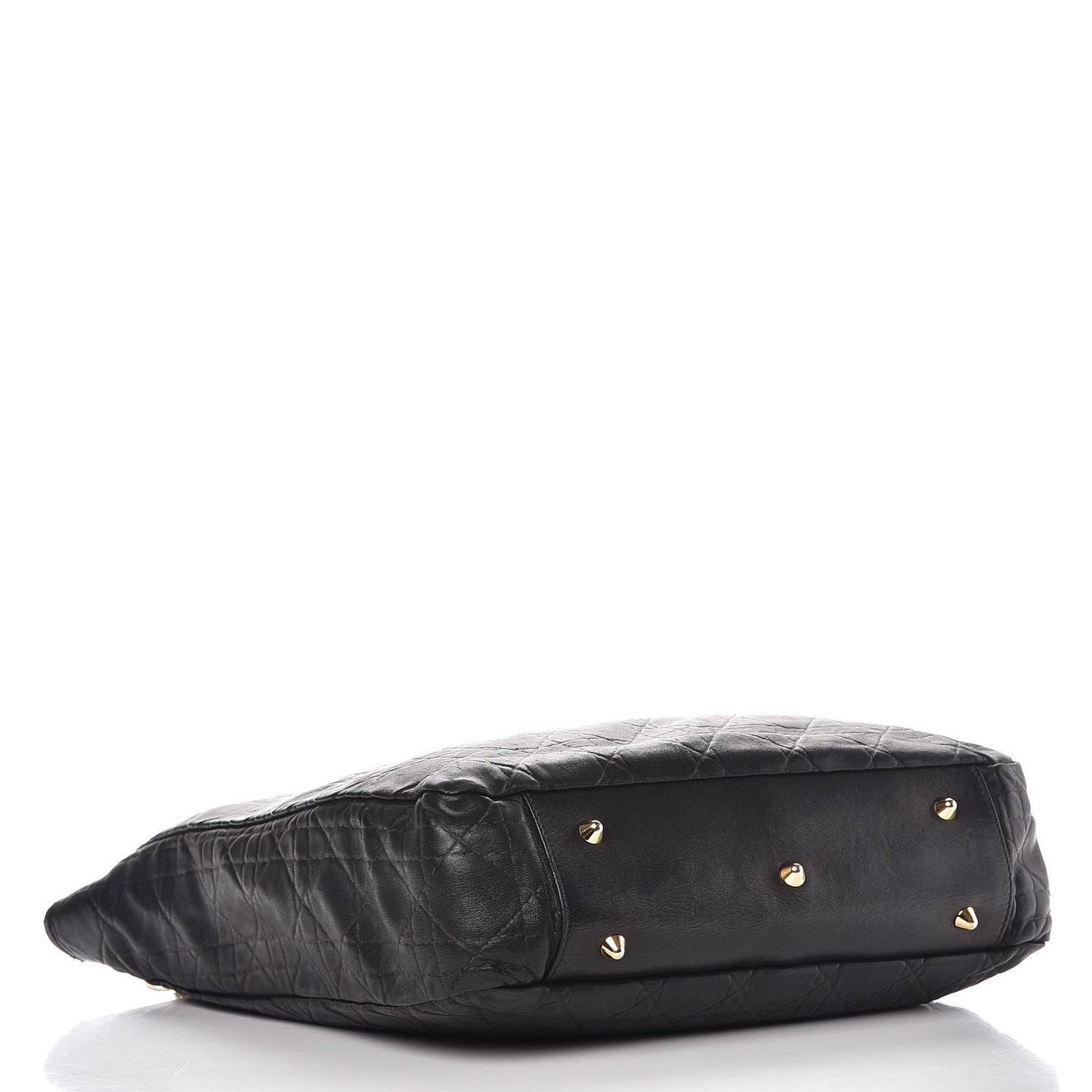 Lambskin Cannage Dior Soft Shopping Tote Black