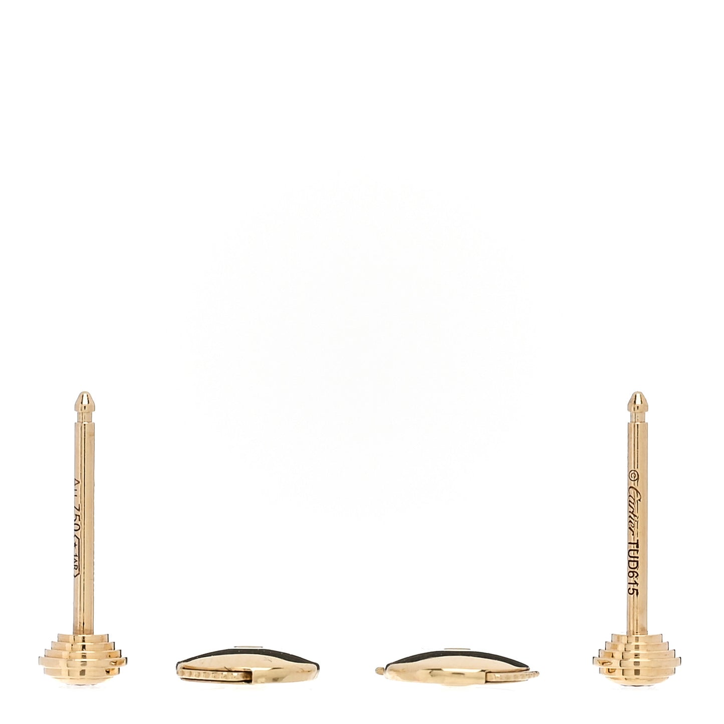 18K Yellow Gold Diamond XS D'Amour Earrings