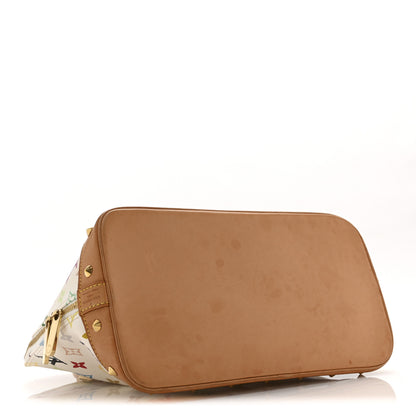 Louis Vuitton Monogram Multicolor Alma White 4 of 10