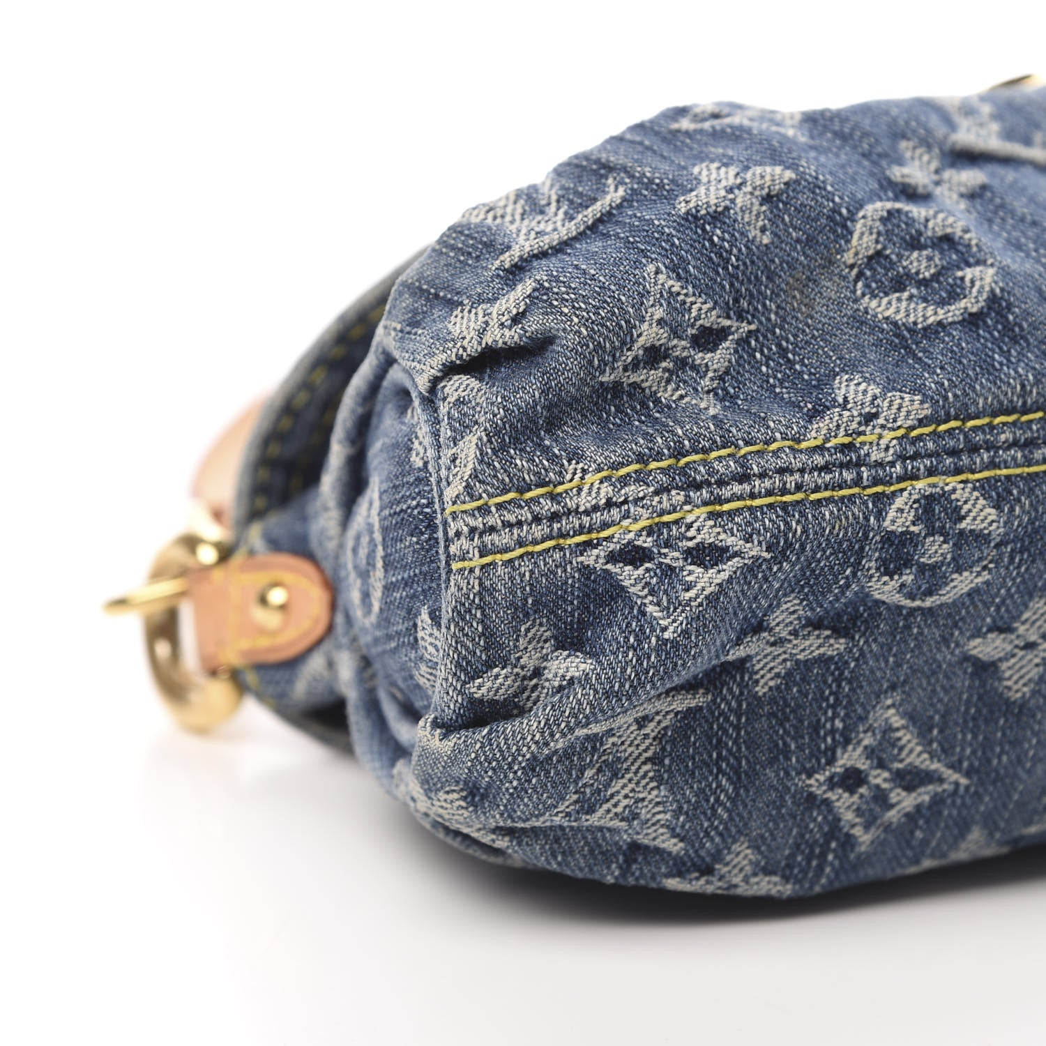 Louis Vuitton Monogram Denim Mini Pleaty Blue 9 of 12