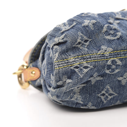 Louis Vuitton Monogram Denim Mini Pleaty Blue 9 of 12