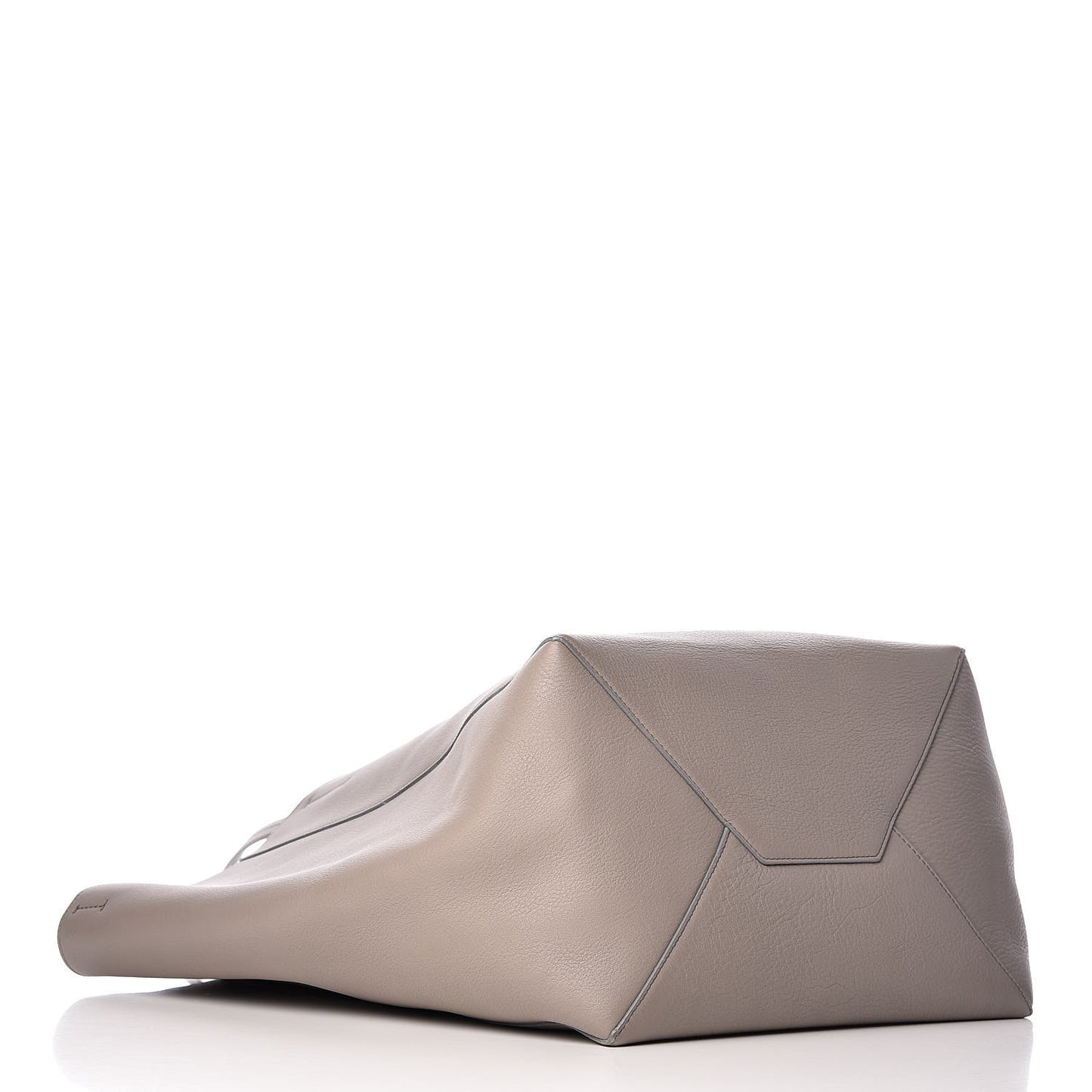 Soft Grained Calfskin Medium Horizontal Cabas Phantom Grey