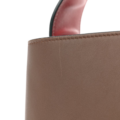 Celine Shiny Smooth Calfskin Small Twisted Cabas Camel Brick 13 of 15