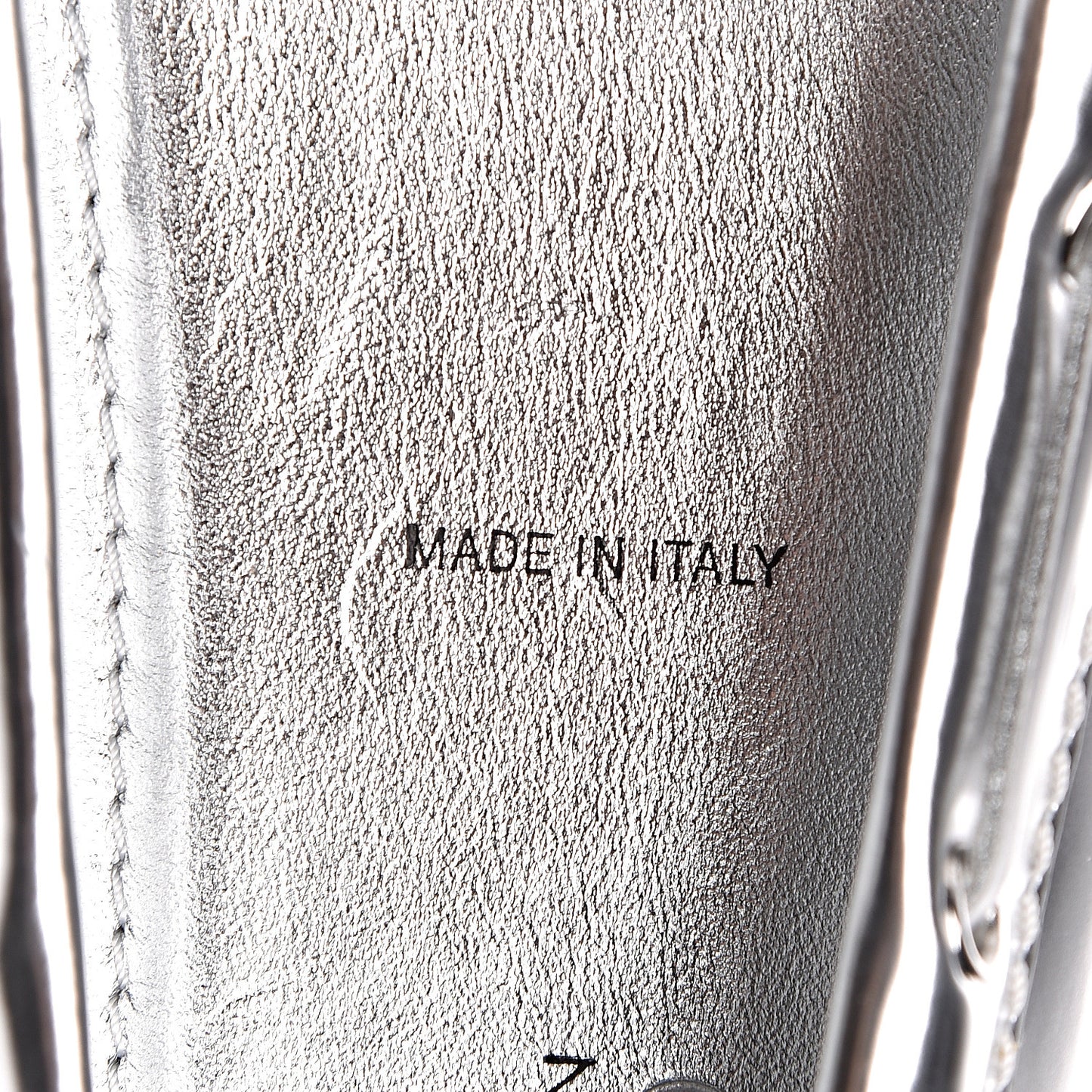 Patent Calfskin Monogram Gloria Loafers 38 Silver