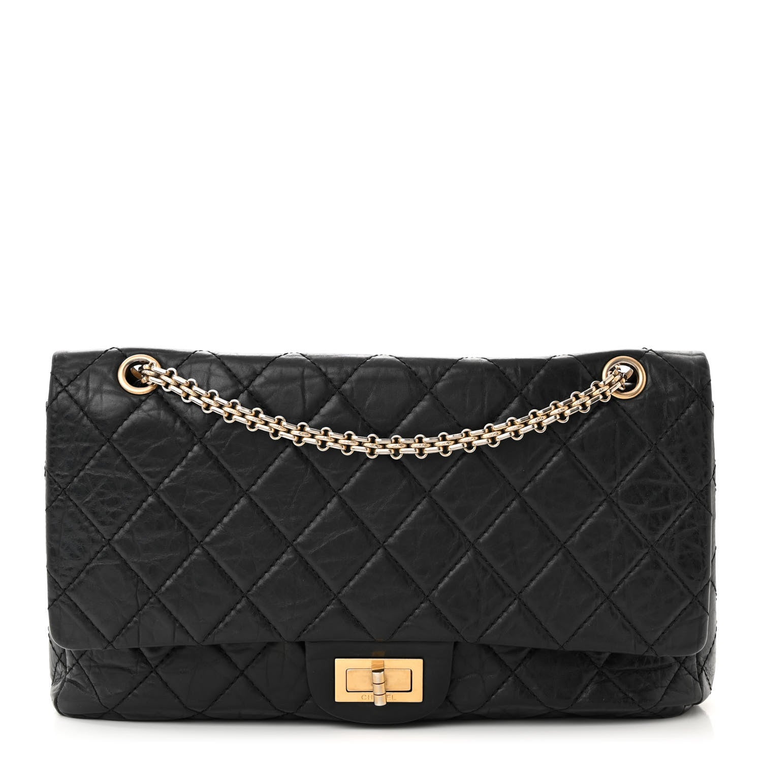 Chanel Aged Calfskin Quilted 2.55 Reissue 227 Flap Black 1 of 10
