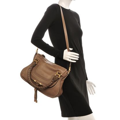 Chloe Calfskin Small Marcie Satchel Nut 2 of 8