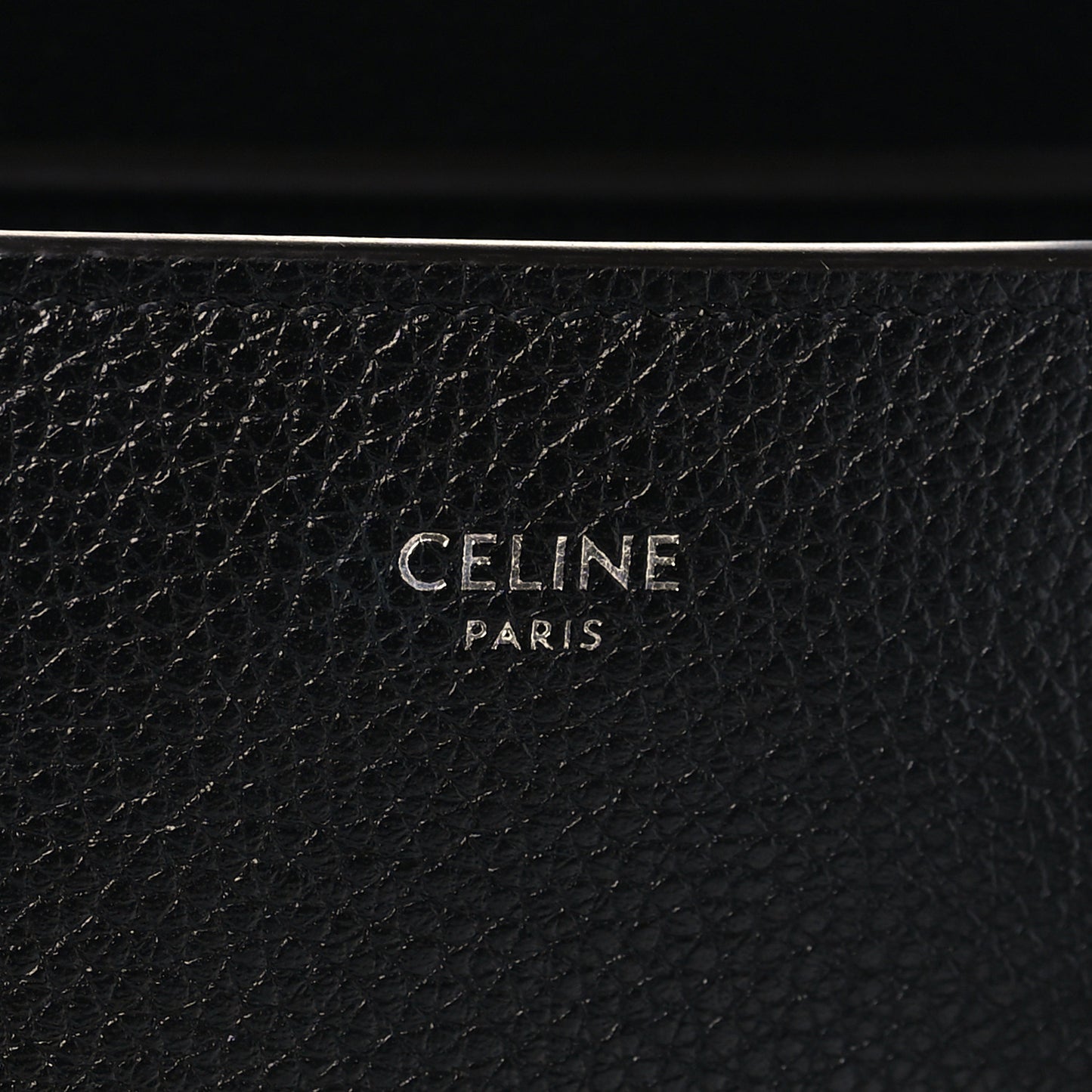 Drummed Calfskin Mini Luggage Black