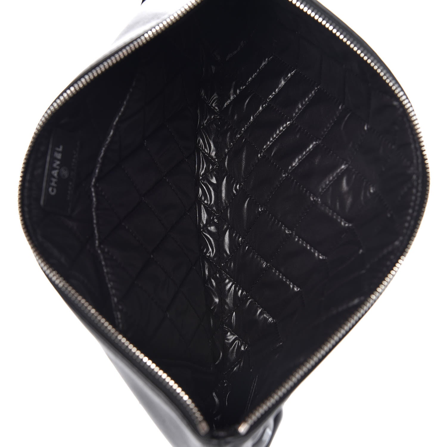 Chanel Metallic Calfskin Keyboard Pouch Black 5 of 10