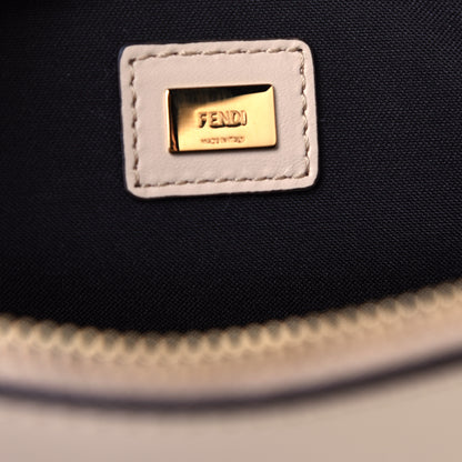 Fendi Vitello King Logo Embossed Large Flat Pouch Poudre 12 of 28