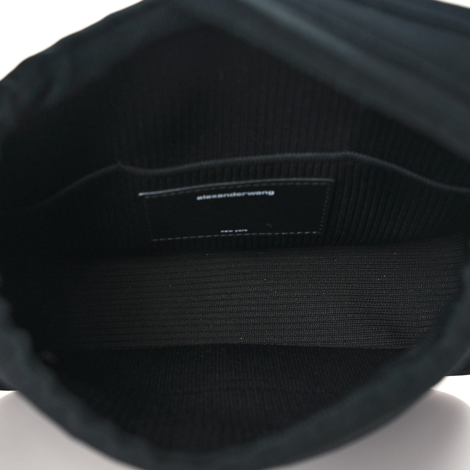 Alexander Wang Ribbed Knit Small Ryan Bag Black 5 of 8