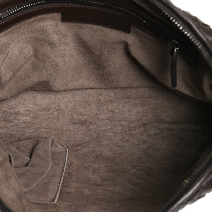 Bottega Veneta Nappa Intrecciato Nodini Crossbody Messenger Ebano 5 of 11