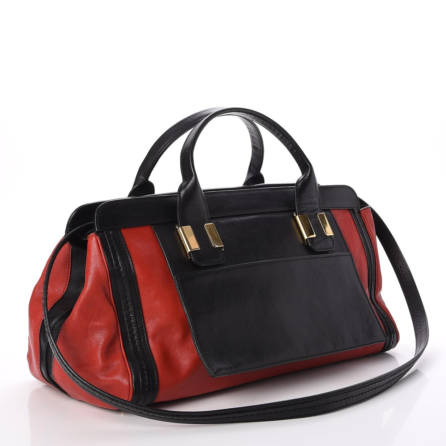Calfskin Medium Alice Satchel Holly Berry