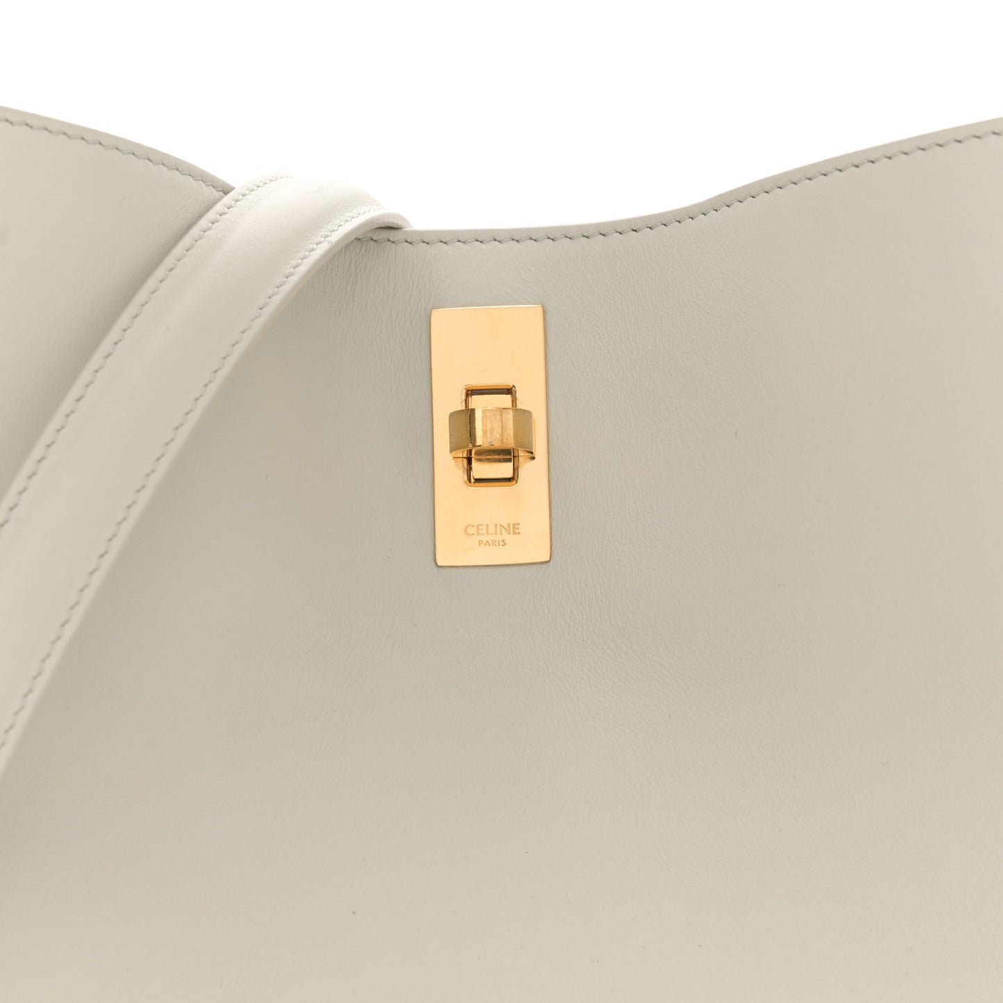 Smooth Calfskin Bucket 16 Bag Light Stone