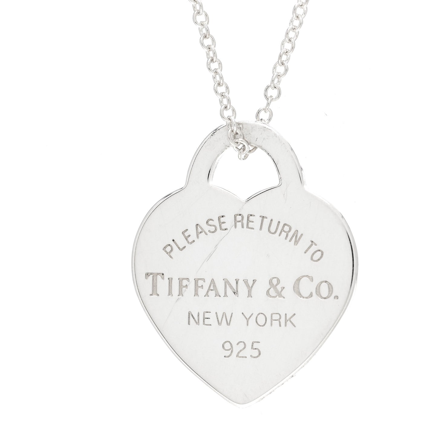 Sterling Silver Small Return to Tiffany Heart Pendant Necklace
