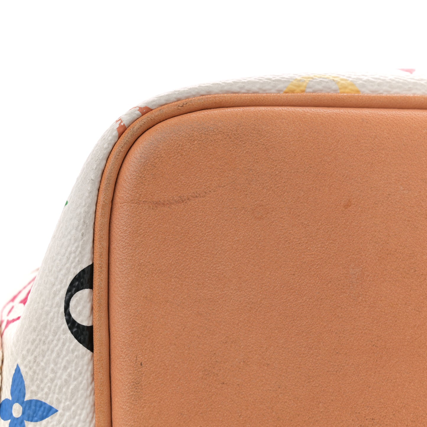 Monogram Multicolor Petit Noe White