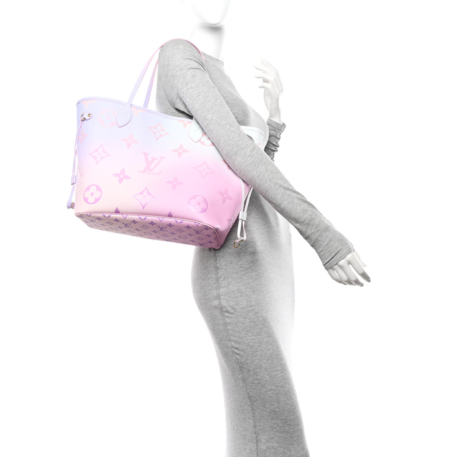 Louis Vuitton Monogram Giant Spring In The City Neverfull MM Sunrise Pastel 2 of 11