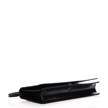 Saint Laurent Smooth Calfskin Medium Marquage Clutch Black 3 of 8