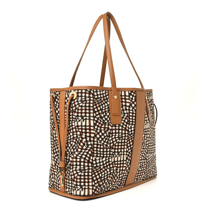 MCM Visetos Medium Liz Reversible Shopper Tote Cognac 6 of 18