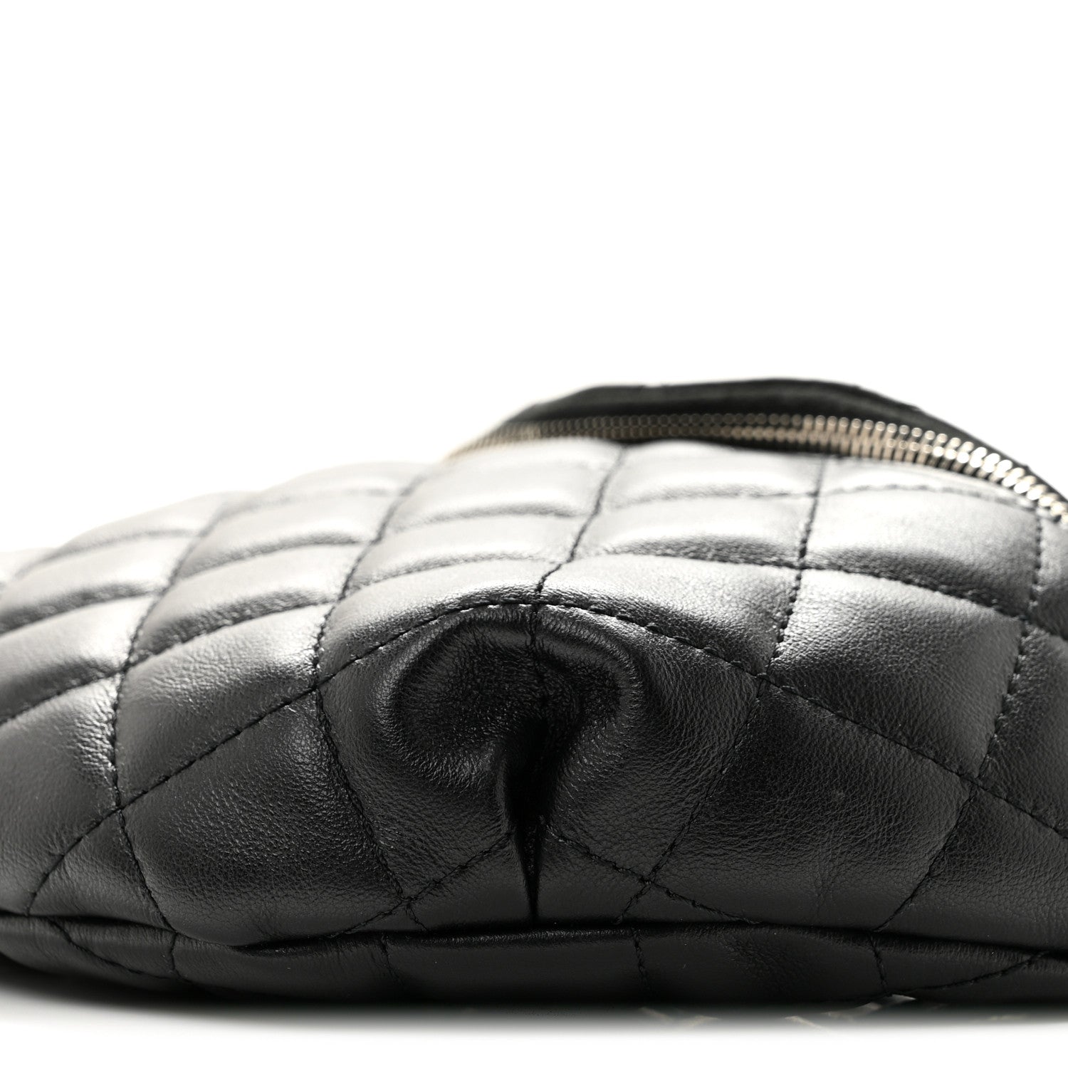 Chanel Calfskin Quilted Waist Belt Bag Black 10 of 11