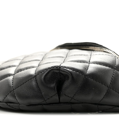 Chanel Calfskin Quilted Waist Belt Bag Black 10 of 11