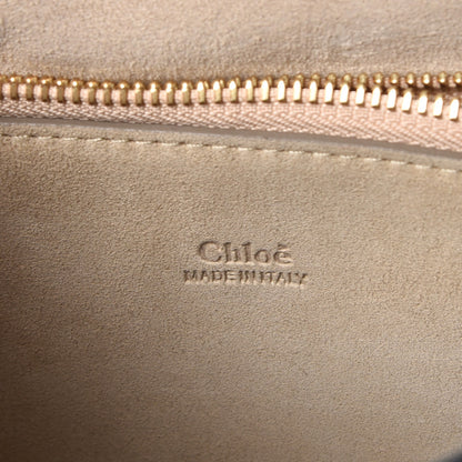 Chloe Calfskin Suede Medium Faye Shoulder Bag Intense Violine 6 of 12