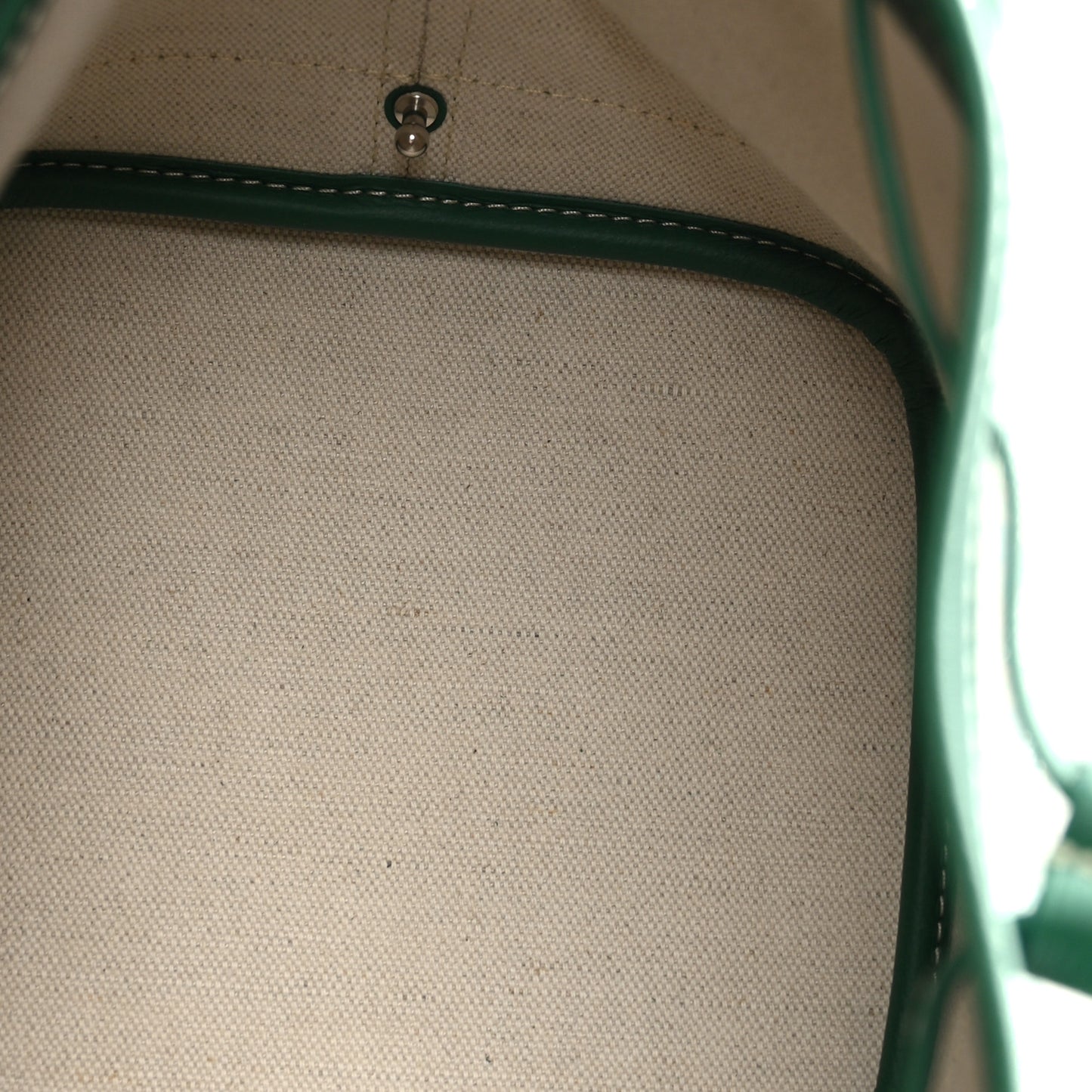 Goyardine Petit Flot Bucket Bag PM Green