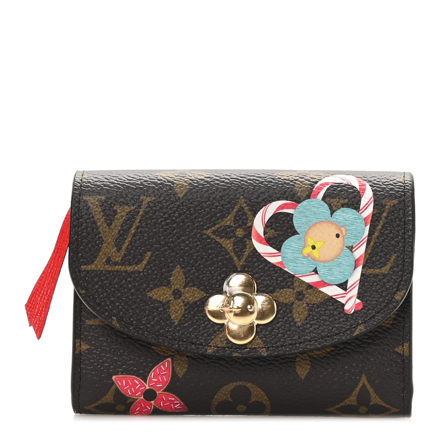 Louis Vuitton Monogram 2024 Christmas Animation Candy Factory Rosalie Coin Purse Candy Red 1 of 8