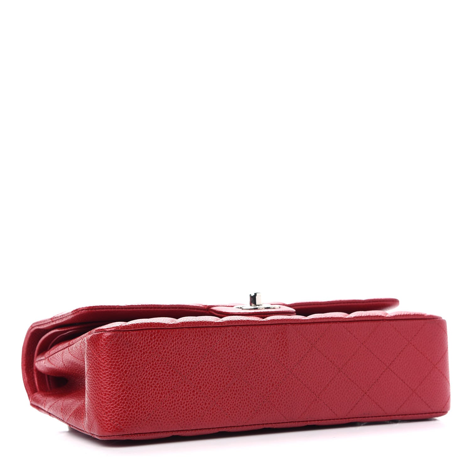 Chanel Caviar Quilted Medium Double Flap Red 4 of 9