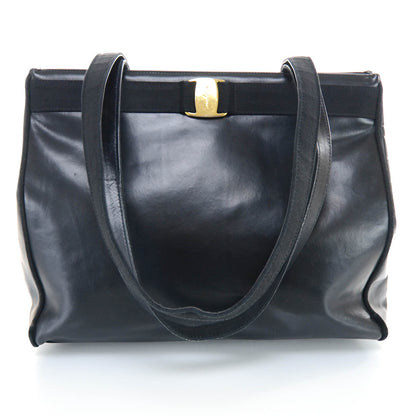 FASHIONPHILE SALVATOREFERRAGAMOLeatherToteBlack 1 of 12