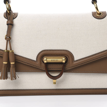 Gucci Canvas Medium Derby Bag Brown 9 of 13