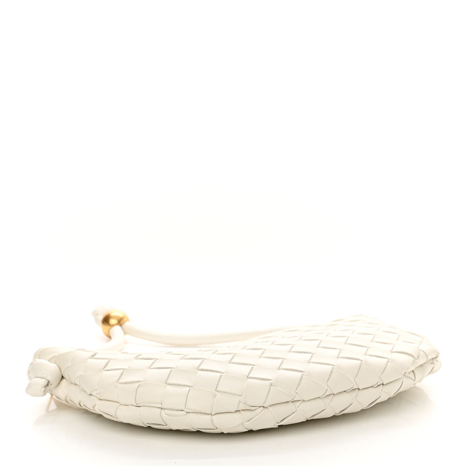 Bottega Veneta Nappa Intrecciato Medium Turn Pouch White 4 of 10